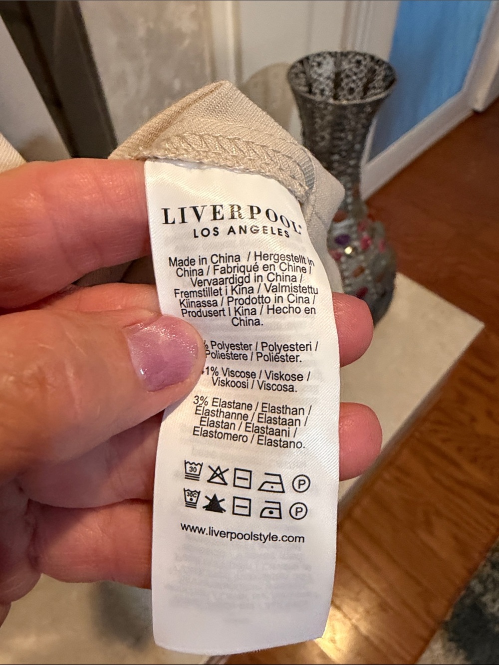 Liverpool Beige Utility Shirt Jacket size Large - Picture 3 of 8